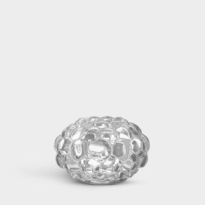 Set of 2 Orrefors Raspberry Votive Candle Holders  - Anne Nilsson